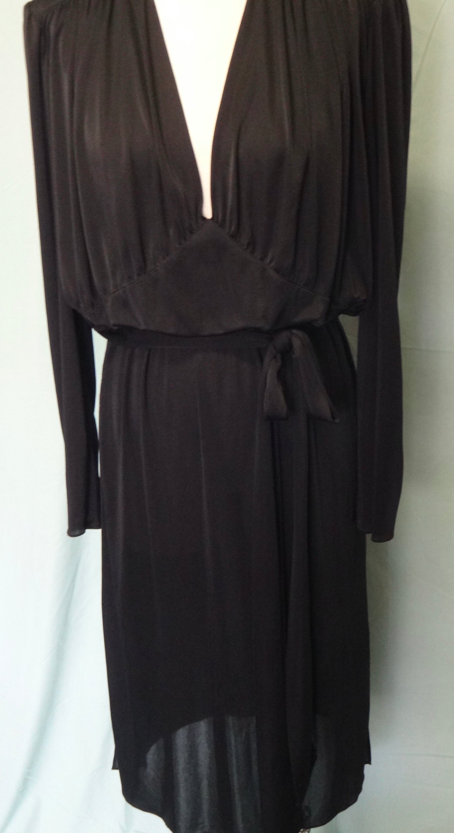 70s/80s Stunning Black Cocktail Dress