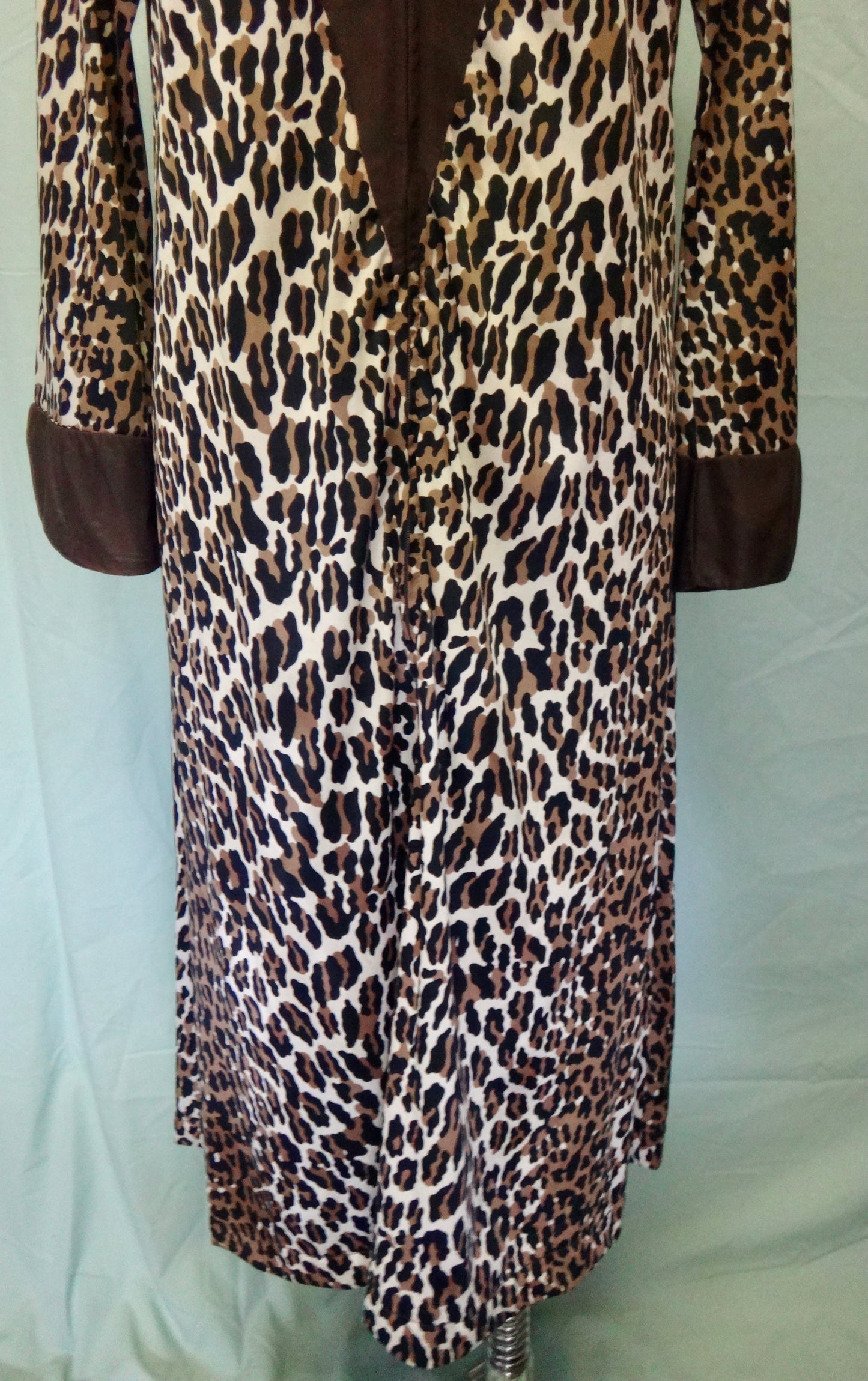 Animal V Zip Front Dress