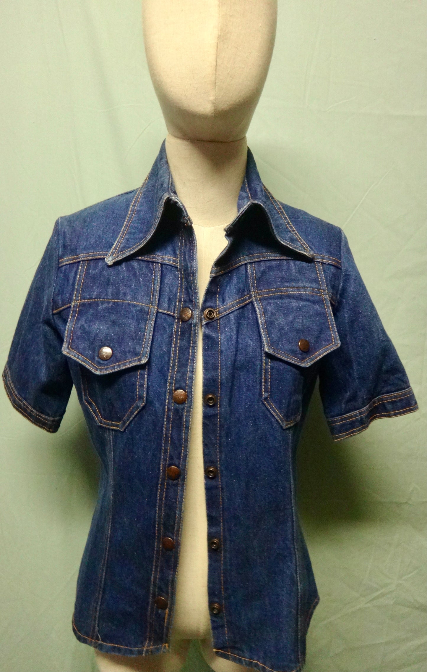 70s Denim Shirt Jacket