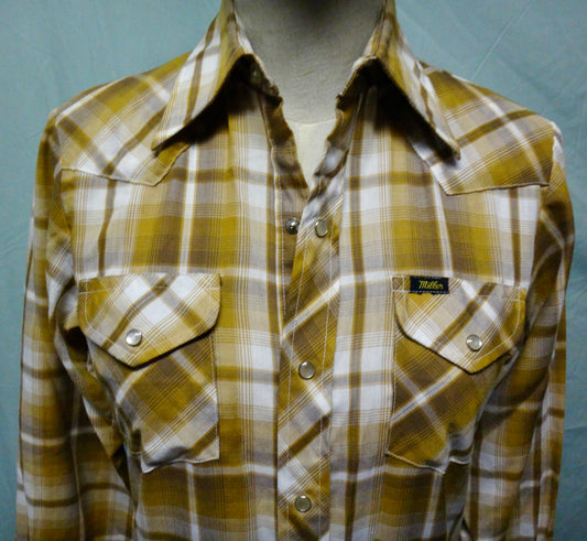 70s/80s Miller Caramel Cowboy Shirt