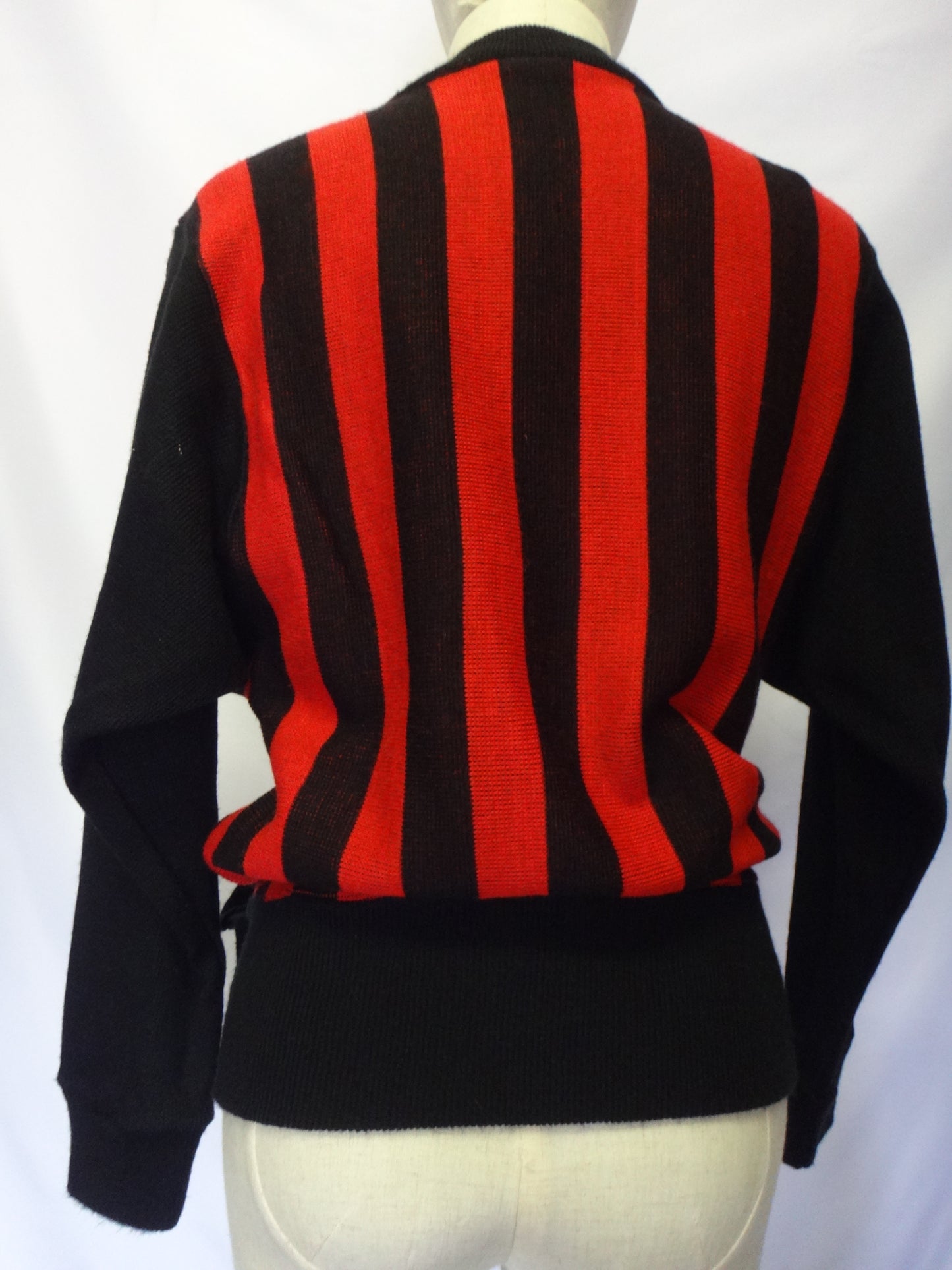 80s/90s Cross Over Stripe V Knit