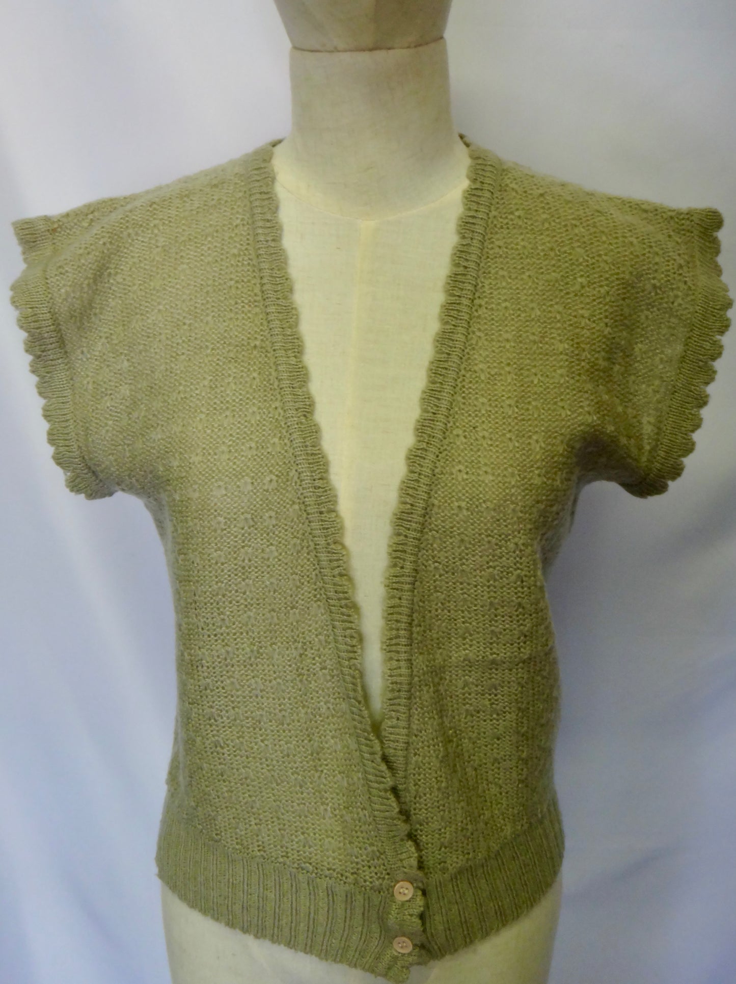 80s Vintage Myer Fawn Knitted Vest