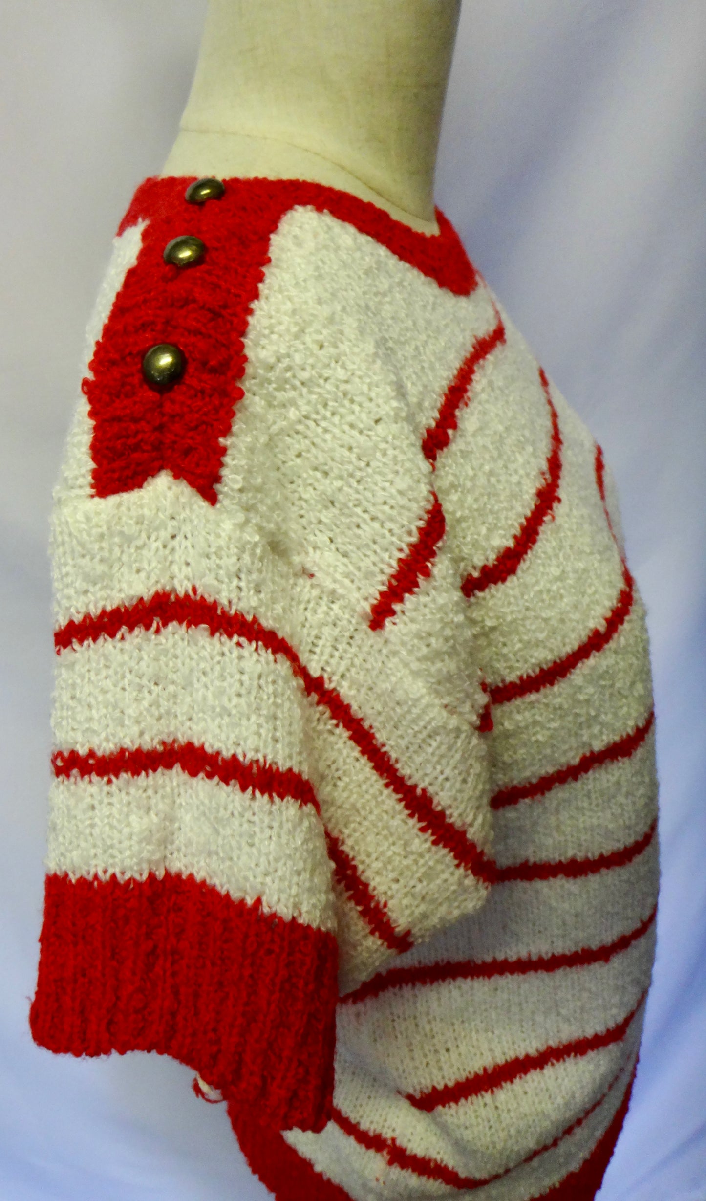 90s Nautical Knit in Red White