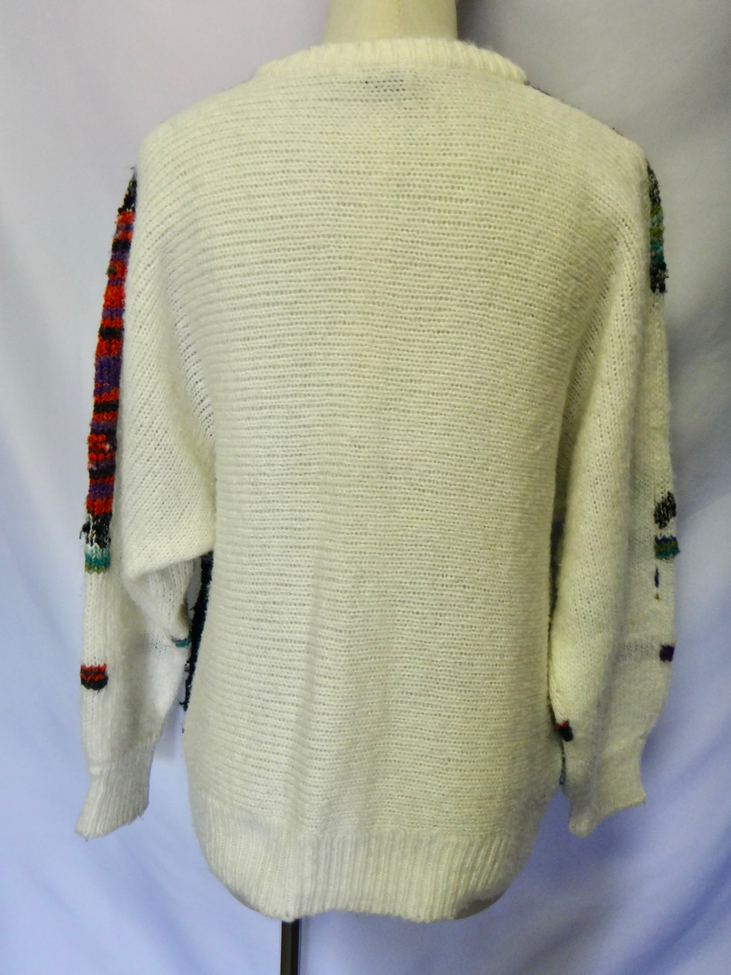 90s Abstract Multi Colour Crew Knit