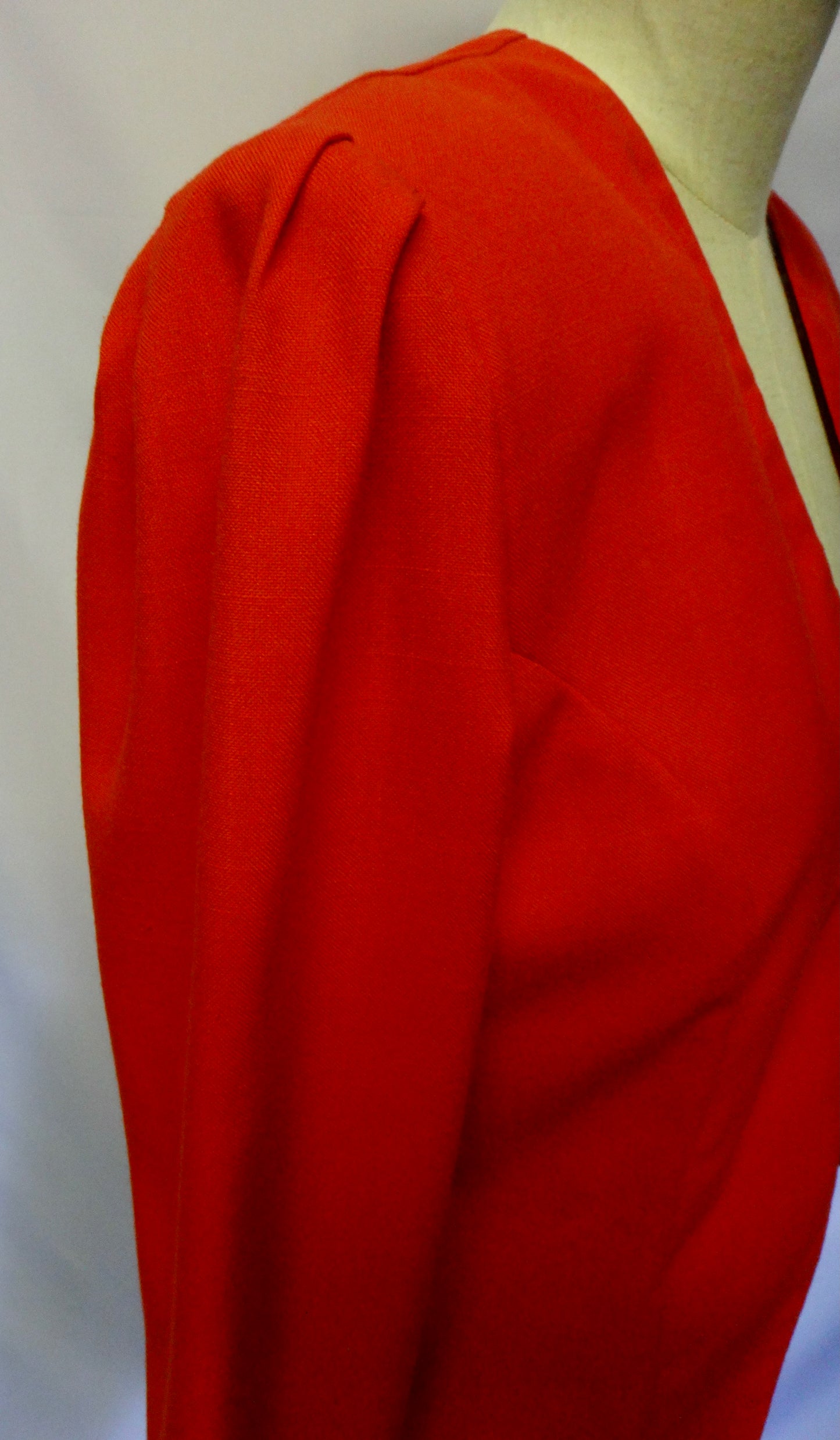 90s Red Jacket with Dot Pocket Square