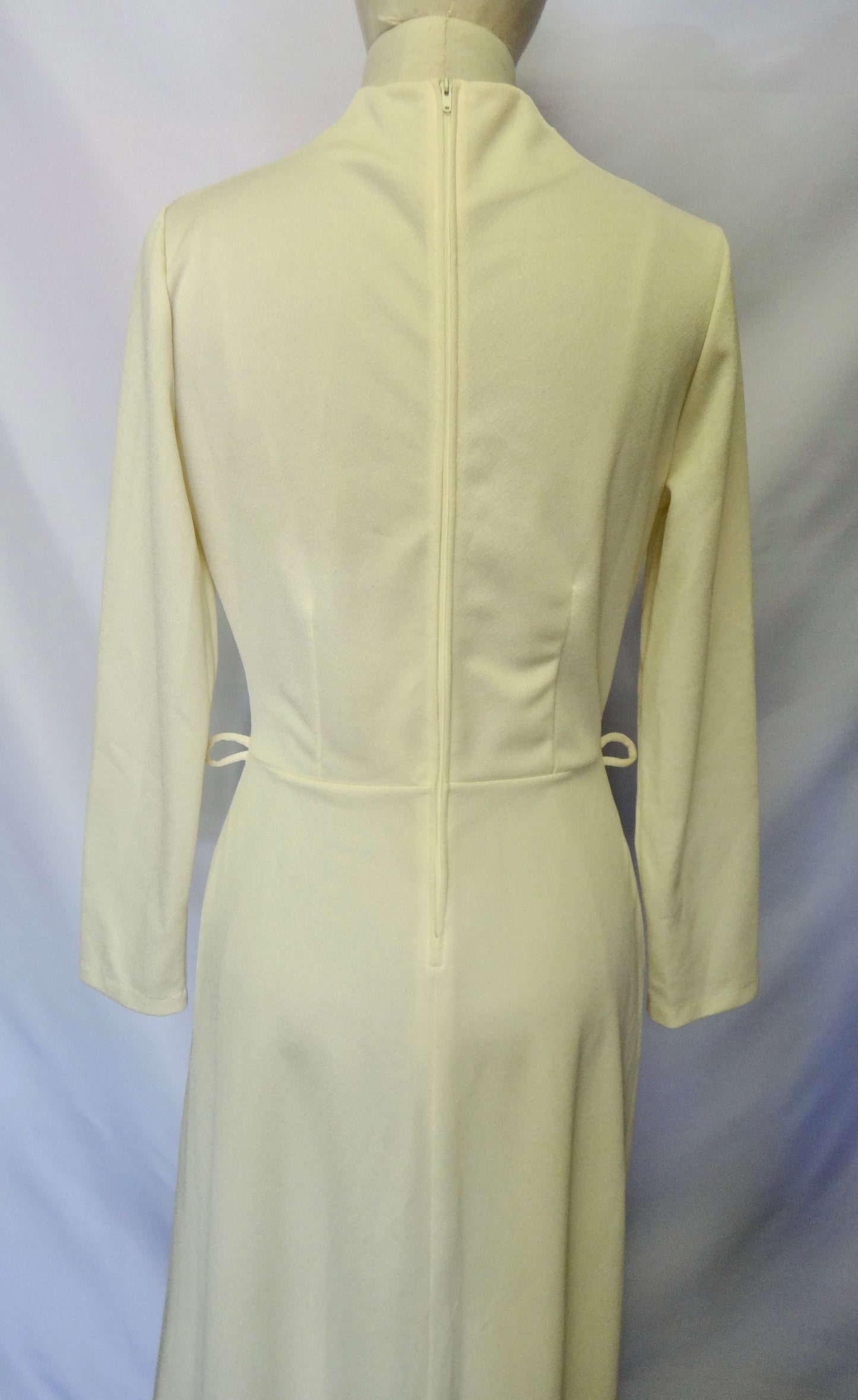 70s/80s Cream "Princess Leia" Dress