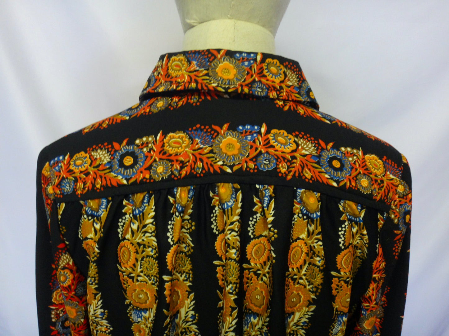 70s/80s Retro Floral Print Shirt