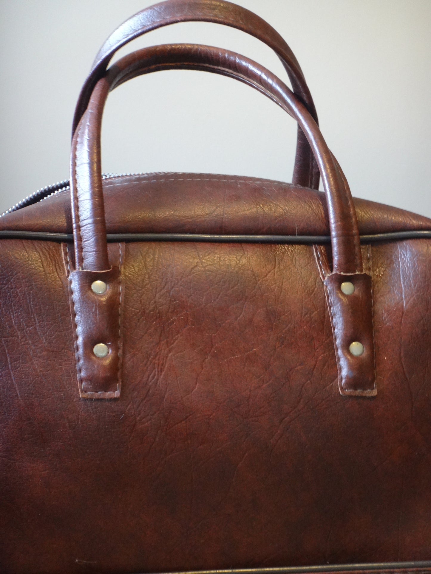 70s Brown Vinyl Touring Bag