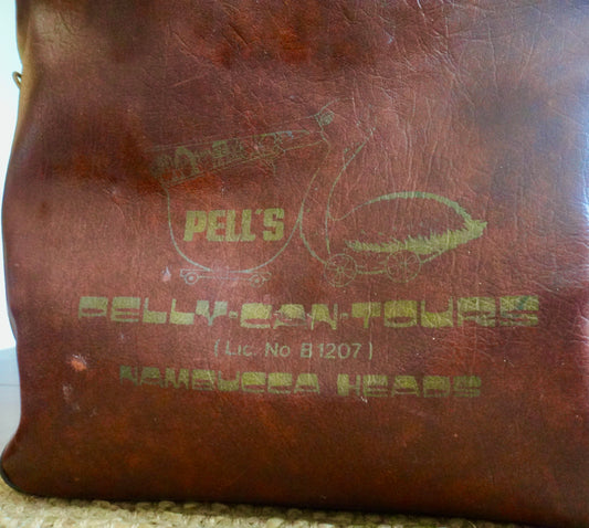 70s Brown Vinyl Touring Bag