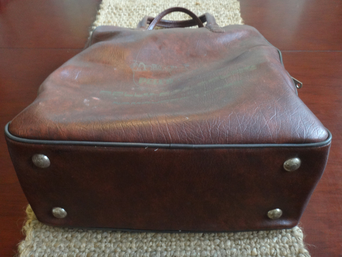 70s Brown Vinyl Touring Bag