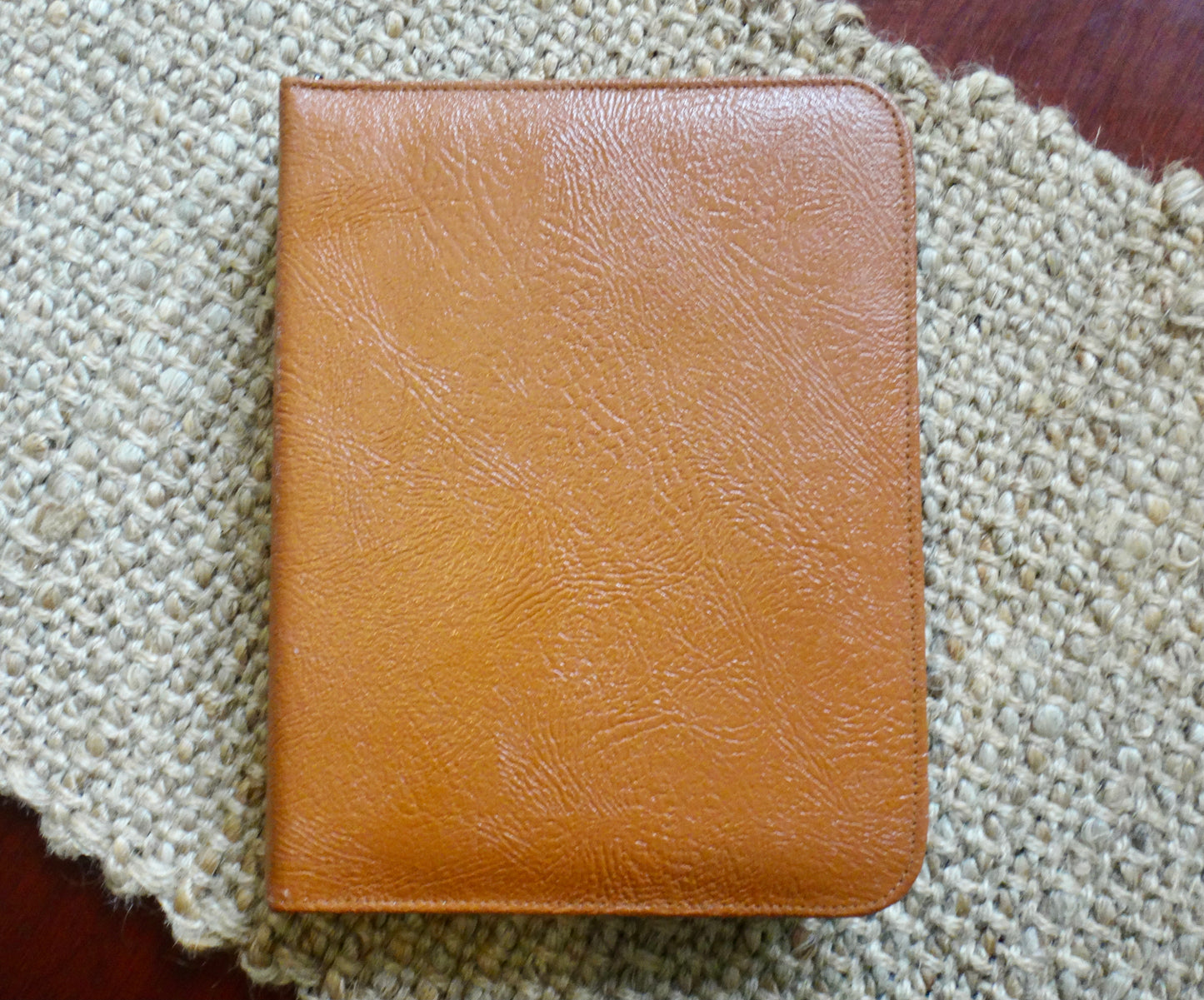 70s/80s Chestnut Leather A5 Organiser