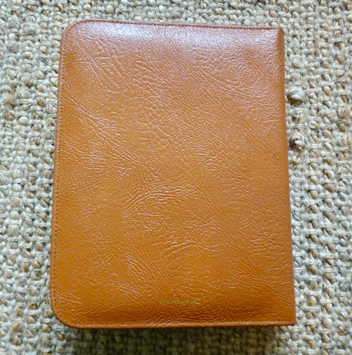 70s/80s Chestnut Leather A5 Organiser