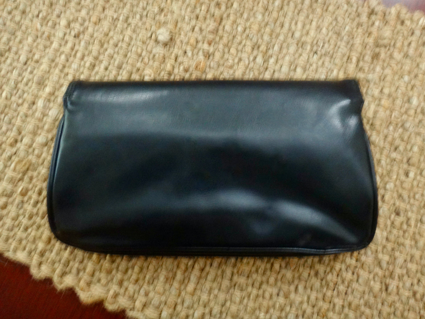 Vintage Goldcrest Black Clutch