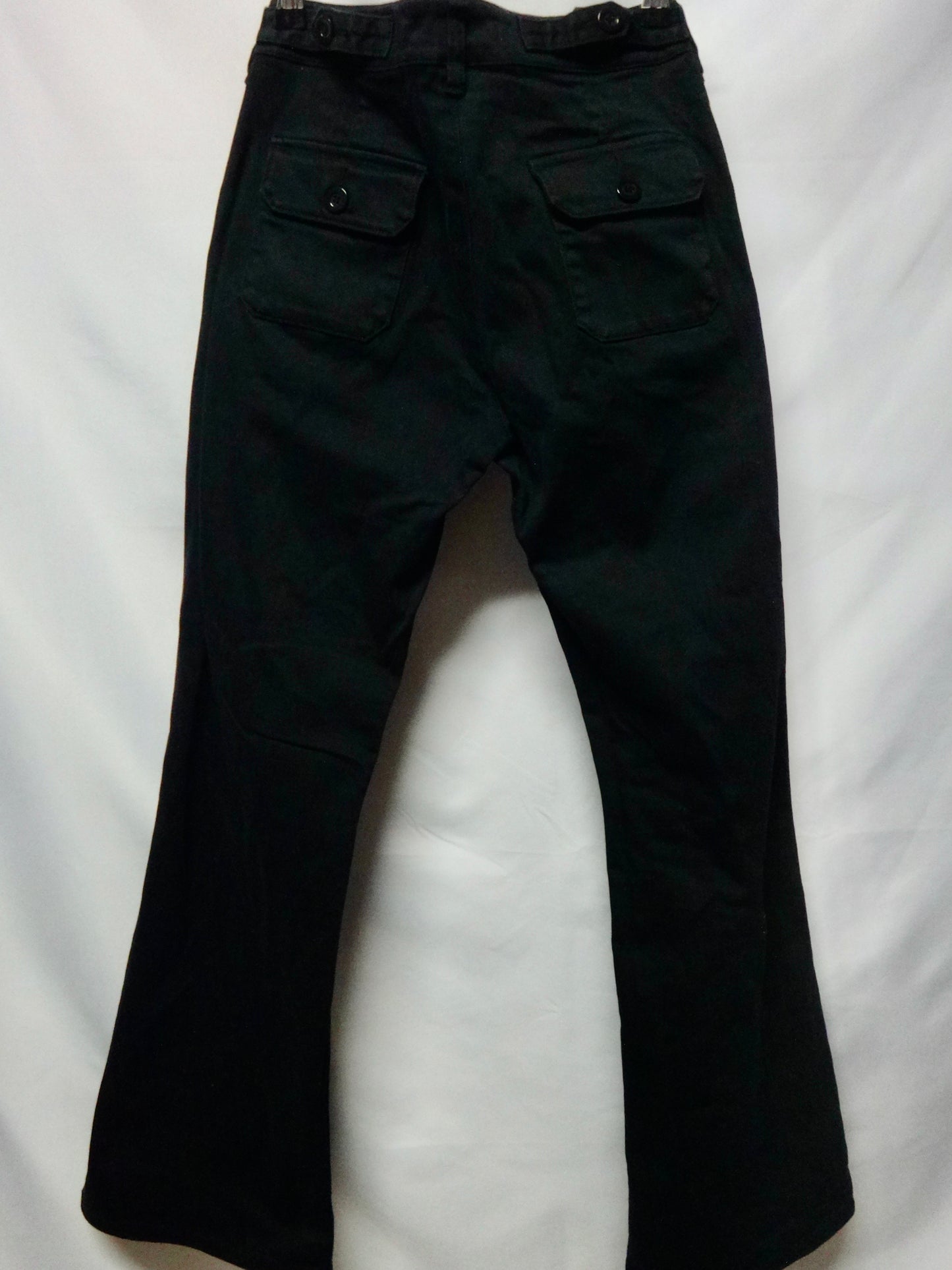 Preloved CR Black Denim Flared Jeans