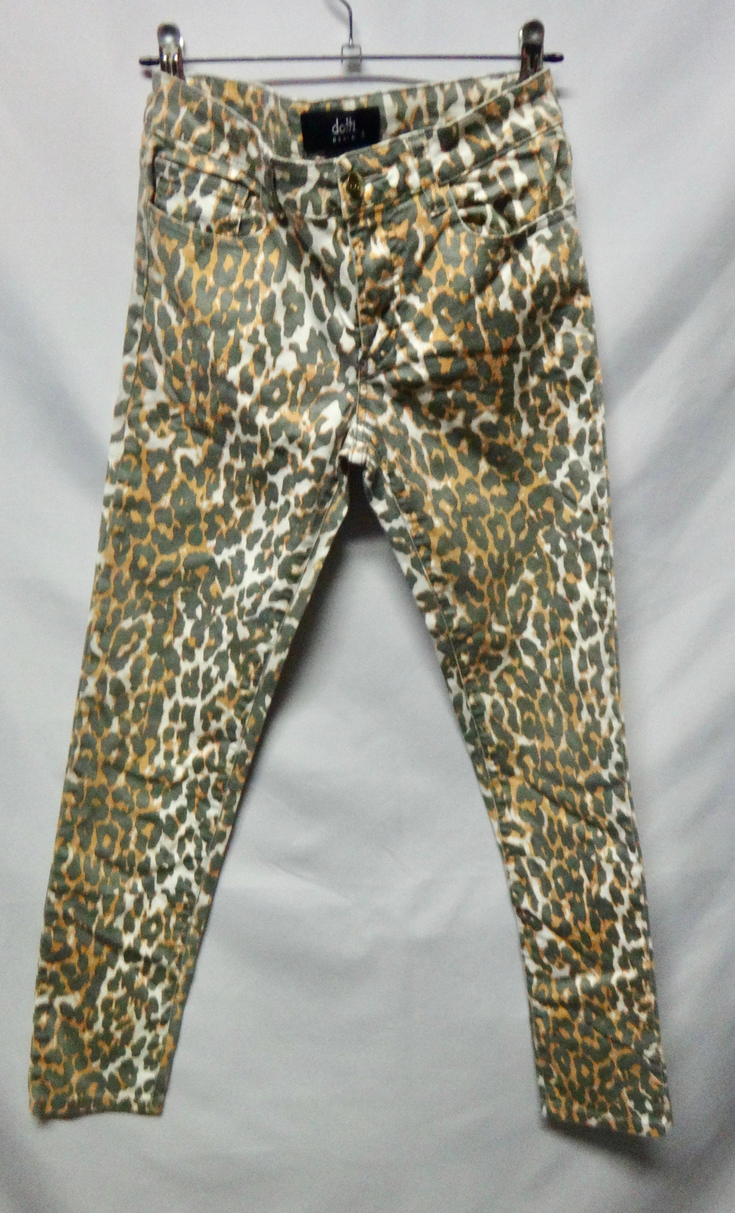 Tiger Print Ankle Grazer Jeggings Preloved