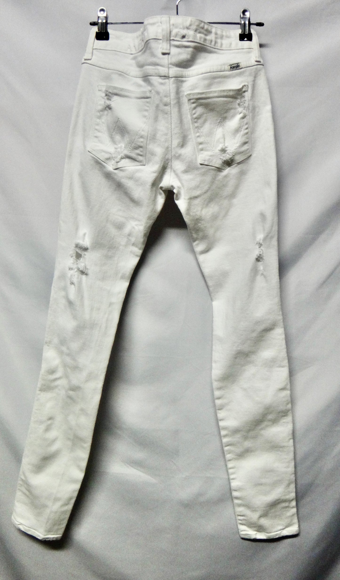 Preloved Wrangler "Twiggy" Skinny White Jeans